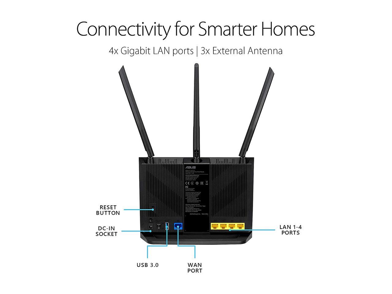 Asus AC1900 Dual Band RT-AC67P Smart Router